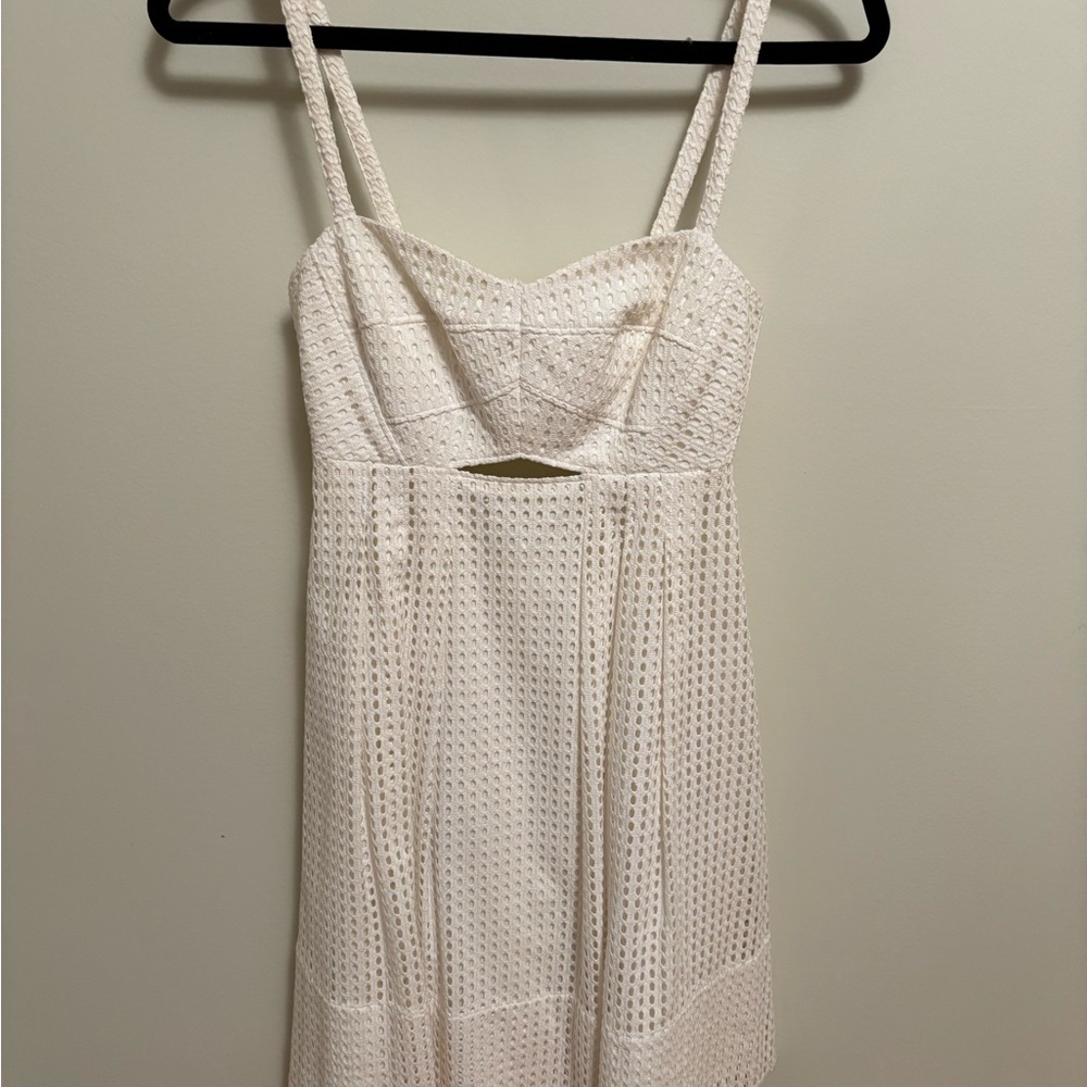 Club Monaco Cream Mini Dress